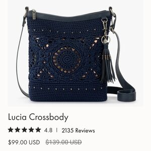The SAK Lucia Crossbody Demim Medallion